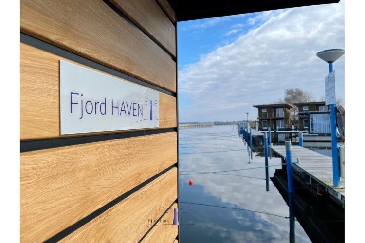 Hausboot Fjord Haven Mit Biosauna In Barth Exterior photo